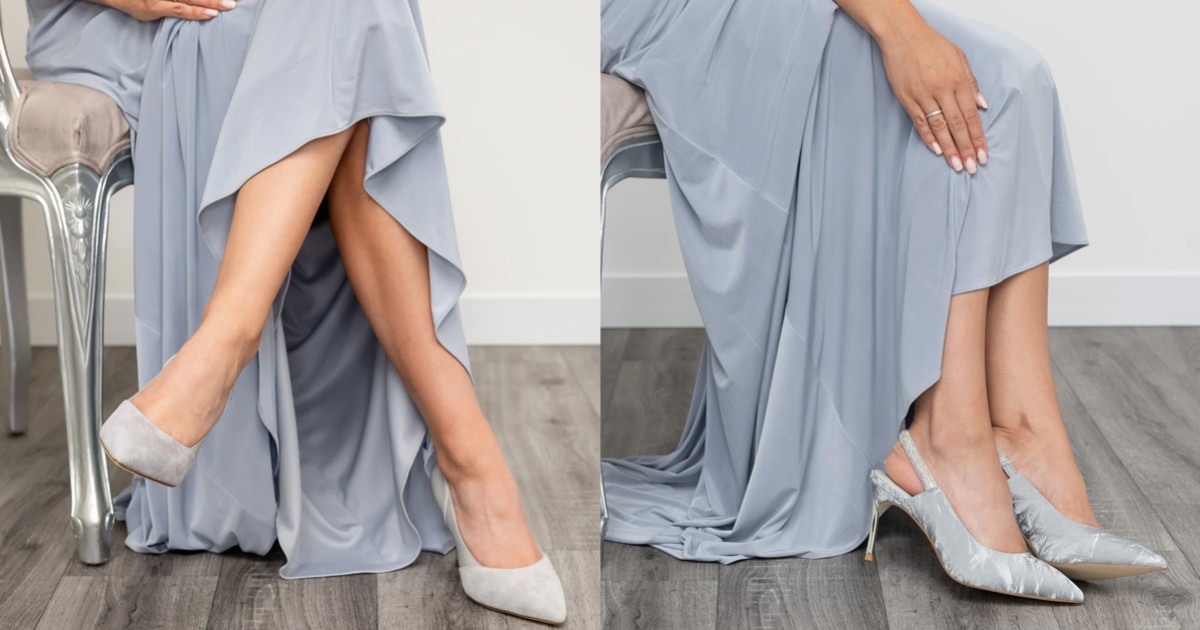Gray Occasion Shoes | Lace & Favour