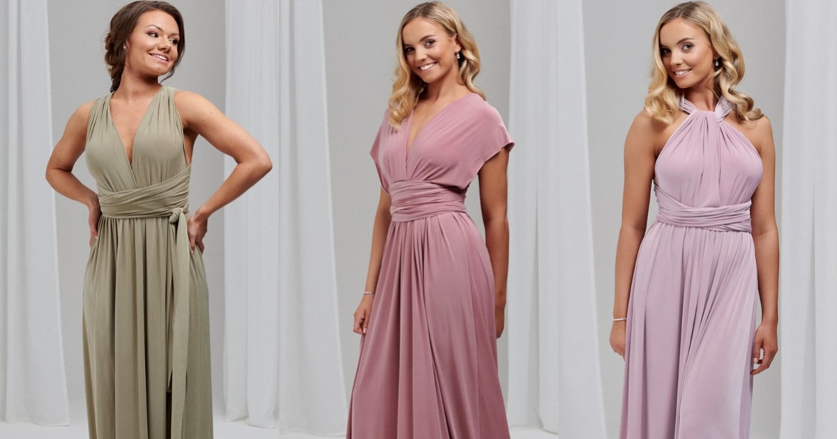 honolulu bridesmaid dresses Final Sale] Black Infinity Wrap Bridesmaid Convertible Dress – NZ Bridal