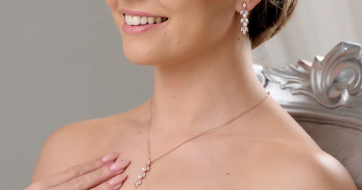 Rose Gold Wedding Jewelry | Lace & Favour