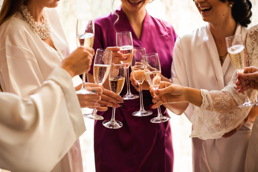 Bridal Prep with Bubbly