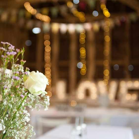 Rustic Barn Wedding Scene