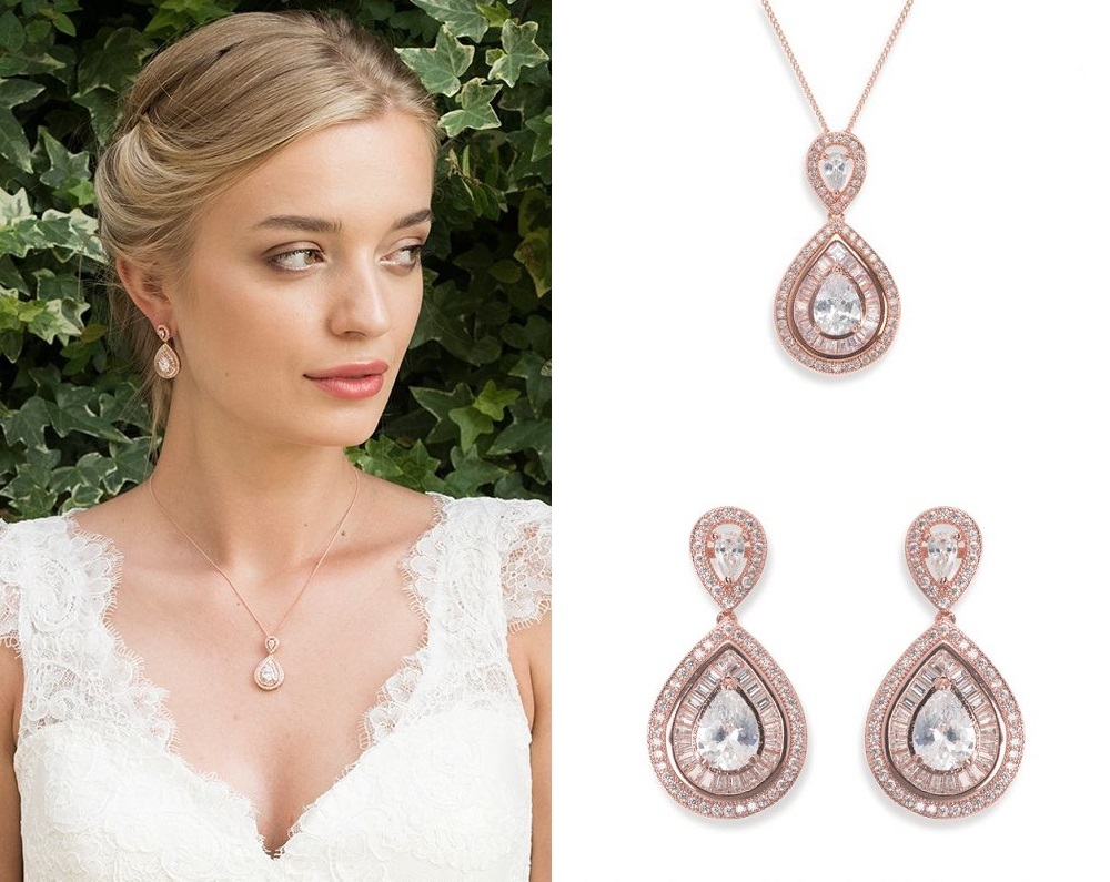 Montgomery Rose Gold Jewelry Set