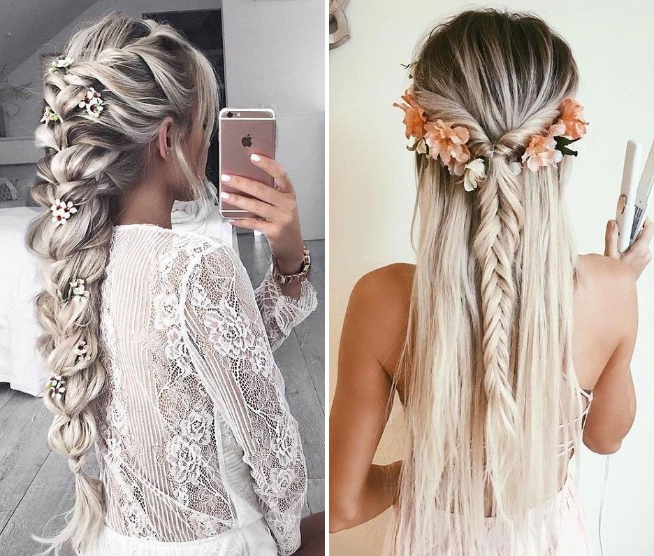 bohemian-wedding-hair-with-fresh-flowers