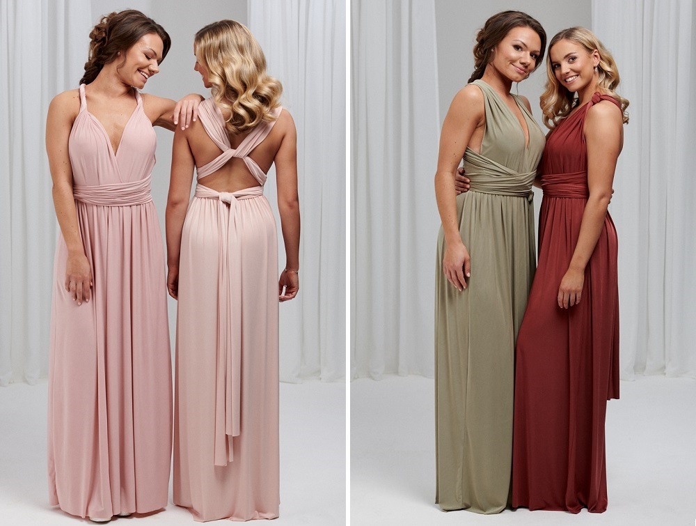 How To Wear Multiway Bridesmaid Dresses Lace Favour
